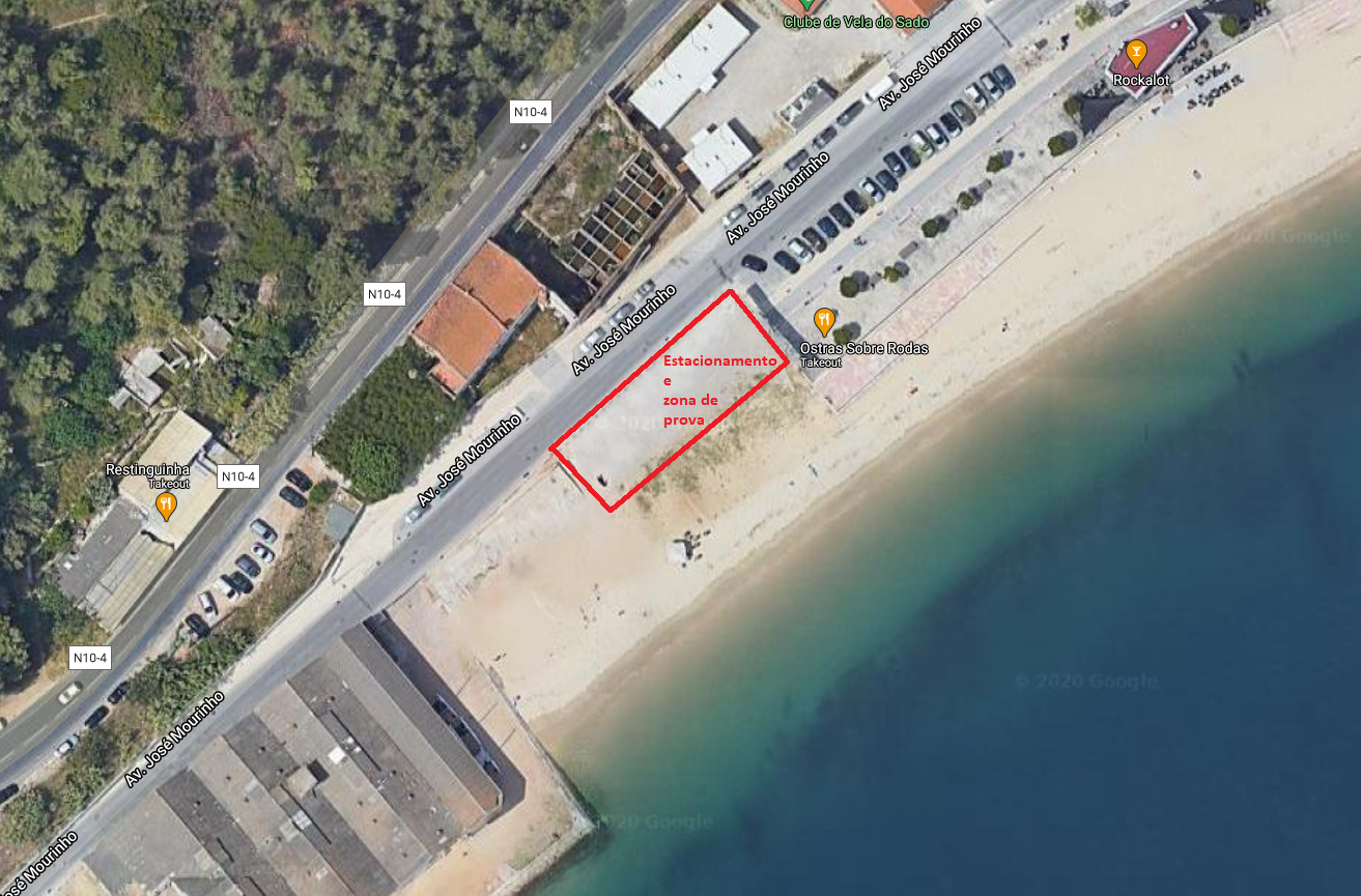 Zonas de Estacionamento, Concentração, Desembarque e Partida Cartaz OPEN CPK